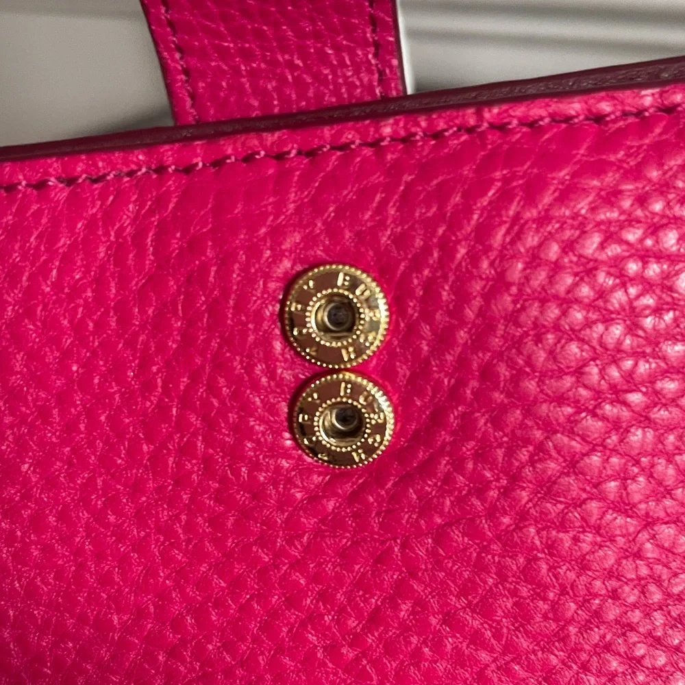 Tory Burch French Fold Travel Wallet- Hot Pink - Picture 8 of 8